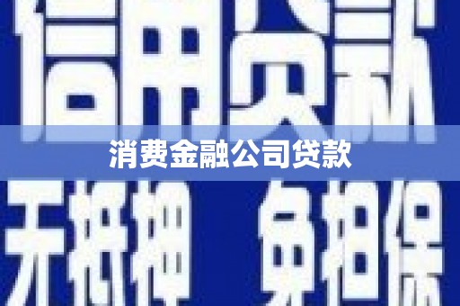 万柏林消费金融公司贷款