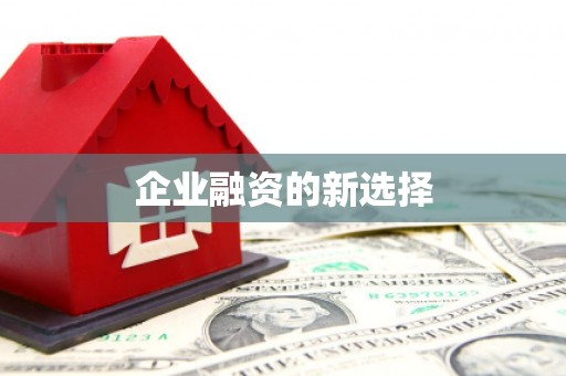 万柏林企业融资的新选择