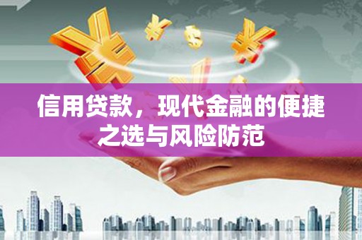 万柏林信用贷款，现代金融的便捷之选与风险防范