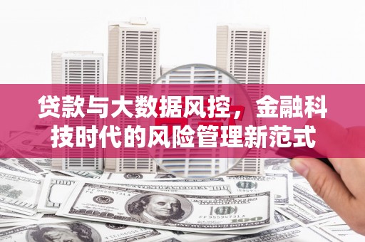 万柏林贷款与大数据风控，金融科技时代的风险管理新范式