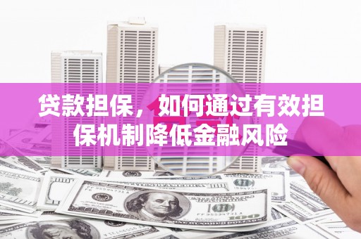 万柏林贷款担保，如何通过有效担保机制降低金融风险