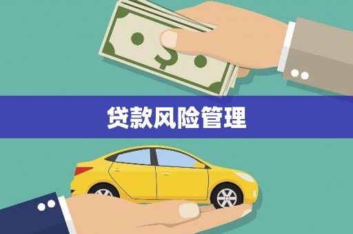 万柏林贷款风险管理