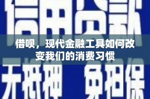 万柏林借呗，现代金融工具如何改变我们的消费习惯