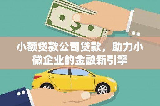 万柏林小额贷款公司贷款，助力小微企业的金融新引擎