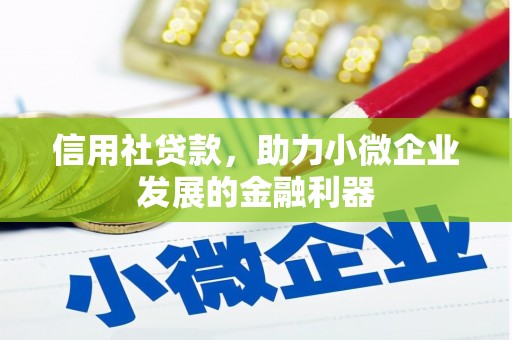 万柏林信用社贷款，助力小微企业发展的金融利器